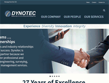 Tablet Screenshot of dynotecinc.com